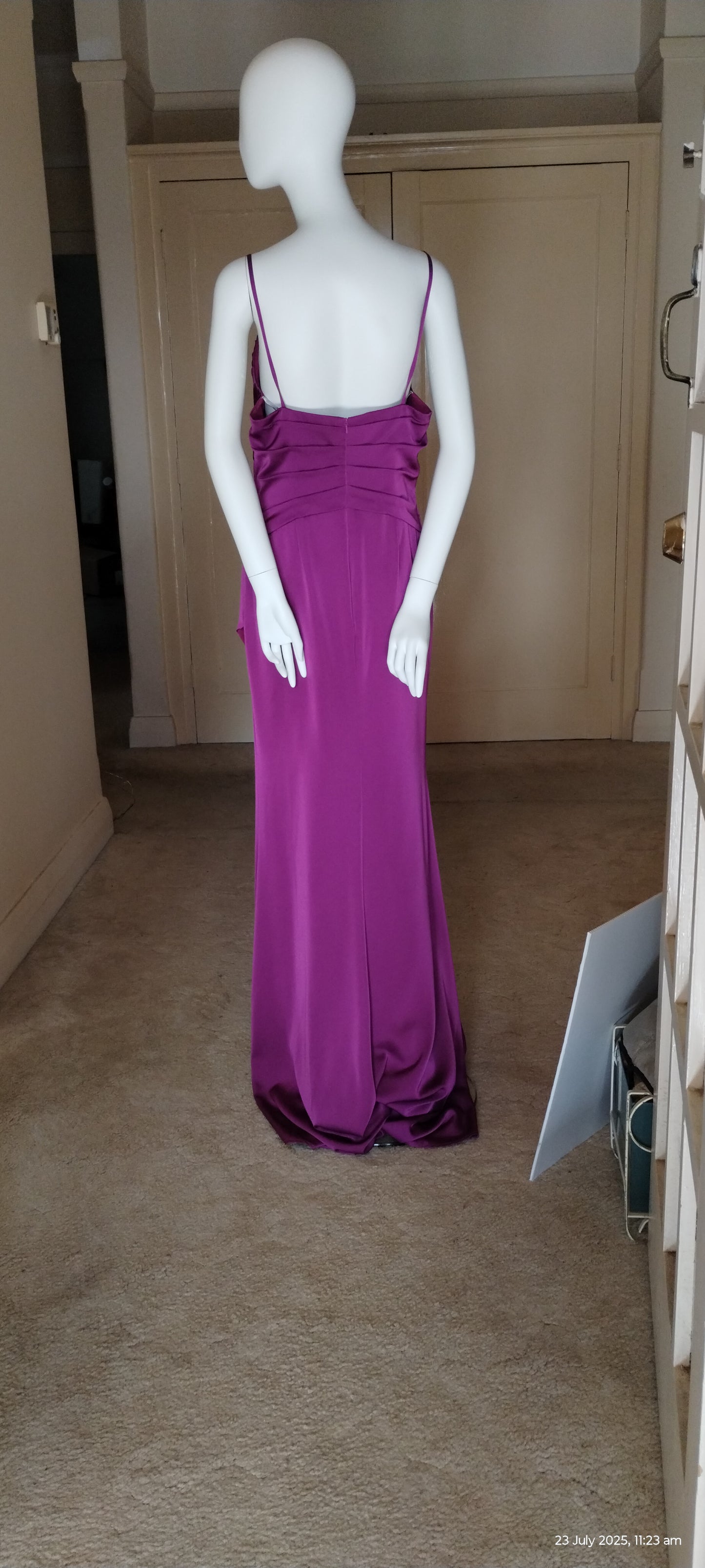 E Size 12 purple long dress