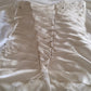 e Size 12 White mermaid sheath with train