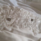 e Size 12 White mermaid sheath with train
