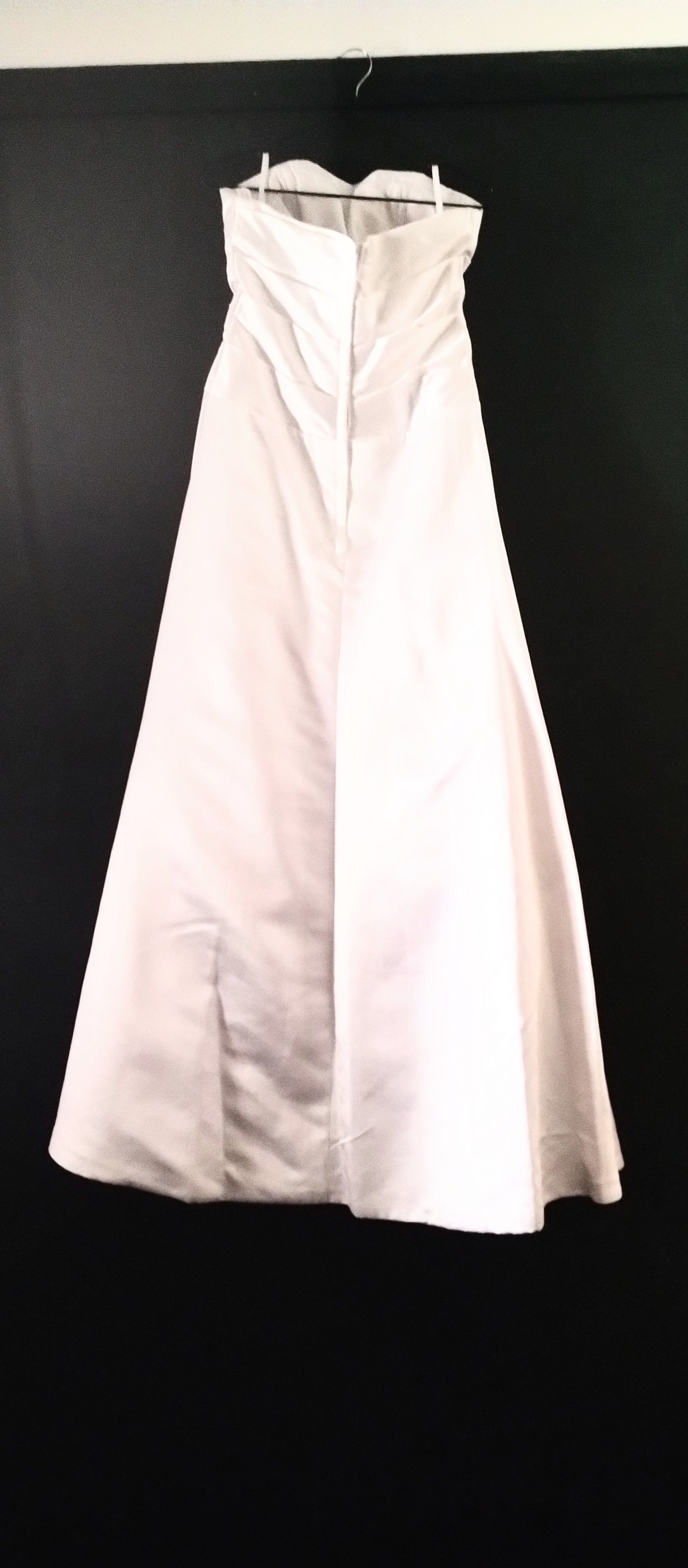 b Size 6 White sheath A line skirt