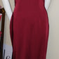 E Size 12 burgundy sleeveless gown