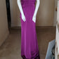 E Size 12 purple long dress