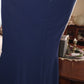 F Sze 14 black sweetheart neckline long dress