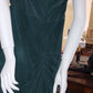F Size 14 green glitter asymmetrical long dress
