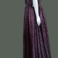 G Size 16 maroon sheen sweetheart neckline long dress