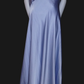 I Size 20 light blue satin long dress
