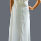 g Size 16 Offwhite one shoulder gown
