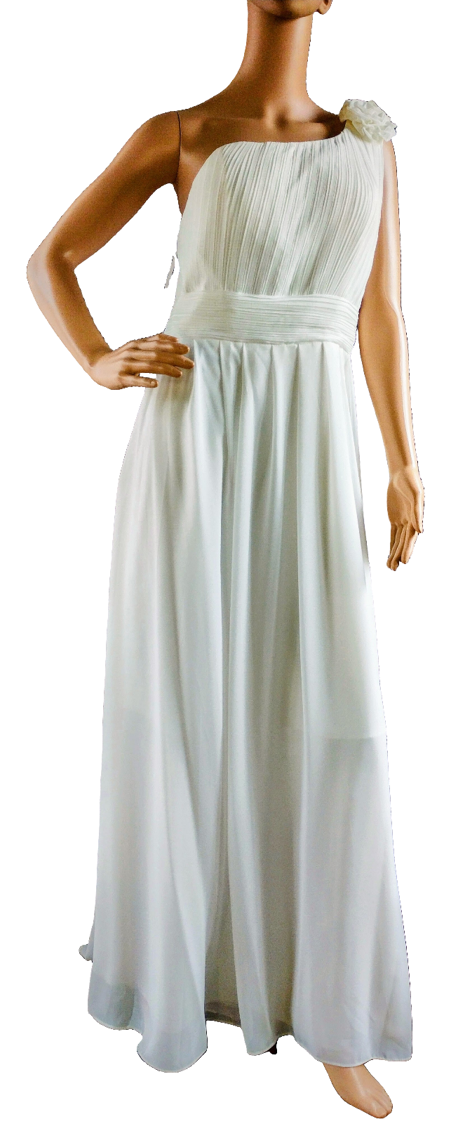 g Size 16 Offwhite one shoulder gown