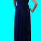 b Size 6 Navy A Line Dress