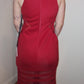 e Size 12 Red full length dress