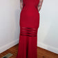 e Size 12 Red full length dress