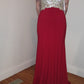 e size 12 Red beaded bodice dress