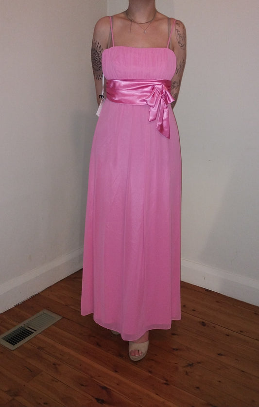 e size 12 Pink full length formal dress