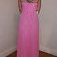 e size 12 Pink full length formal dress