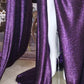 F size 14 purple glitter long dress