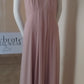 D size 10 frost pink long dress