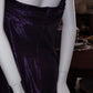 F size 14 purple glitter long dress