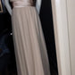H Size 18 Champagne halterneck  full length dress