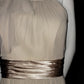 H Size 18 Champagne halterneck  full length dress