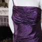 F size 14 purple glitter long dress