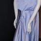 I Size 20 light blue satin long dress