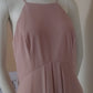 D size 10 frost pink long dress