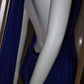 O one size fits all cobalt backless dress