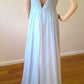 c Size 8 Pale Blue Plunging neckline dress
