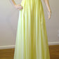 d Size 10 pale yellow sheath with sequinned bodice