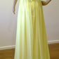 d Size 10 pale yellow sheath with sequinned bodice
