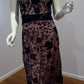 f Size 14 Blacklace over pink, halter neck, knee length skirt