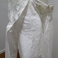e Size12 White lace straight dress to knee
