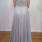 c size 8 Silver romantic beaded dress