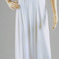 d Size 10 White sweetheart bodice-full length flowy skirt