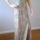 e size 12 Pink and apple green lace sheath dress