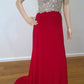 e size 12 Red beaded bodice dress