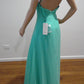 d size 10 Green high necked backless dress