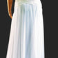 Size 6 White Dropped Waist Dress Media 2 of 2