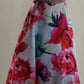 b Size 6 Floral Pink and White Se