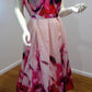 g Size 16 Pink floral below knee skirt