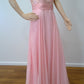e Size 12 shell Pink full length feminine dress