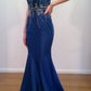 c Size 8 Blue Mermaid Dress