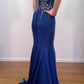 c Size 8 Blue Mermaid Dress