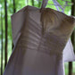 e Size 12 White  Beaded sheath white full length formal dress