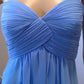 b Size 6 Light Blue Sweetheart A Line Dress