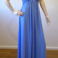 b Size 6 Light Blue Sweetheart A Line Dress