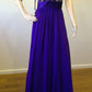 c size 8 Purple lace bodice dress