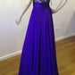 c size 8 Purple lace bodice dress