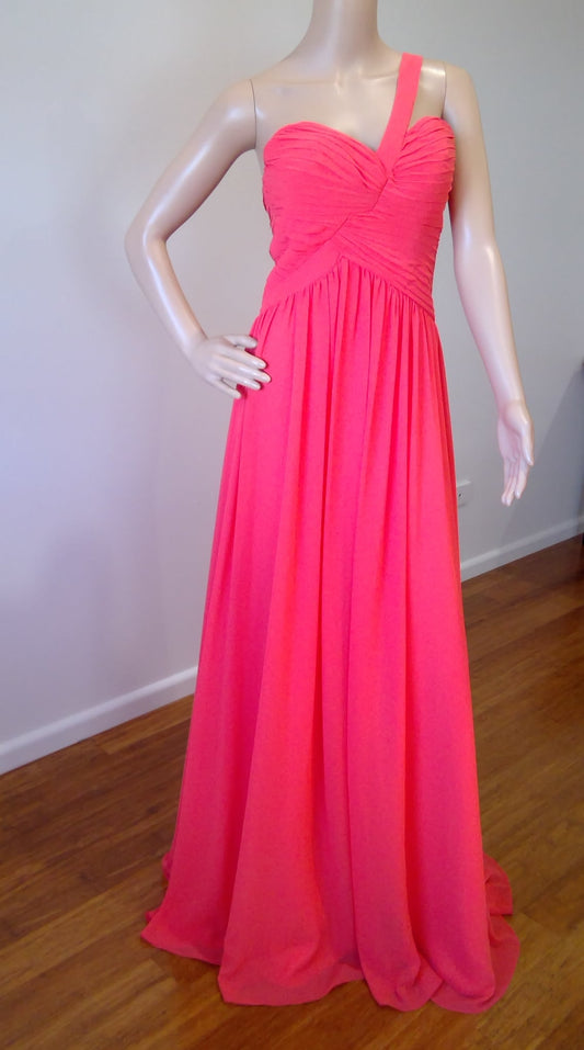 c Size 8 geranium Pink A Line Dress