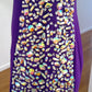 c Size 8 Purple one shoulder diamante dress